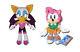 Brand New Ge Sonic The Hedgehog Plush Doll Set Rouge Bat & Amy Stuffed