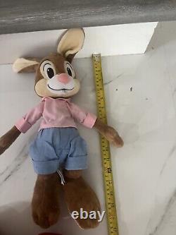 Brer Rabbit Splash Mountain Disney Official Plush Stuffed Animal Pink Shirt