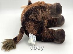 Build A Bear Brown Bison Buffalo Plush Toy Stuffed Animal BABW Exclusive Rare