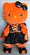 Build A Bear Hello Kitty Sanrio 18 Orange Halloween Plush Stuffed Animal With Bow