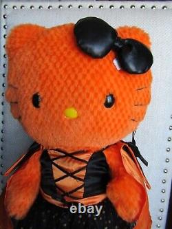 Build A Bear Hello Kitty Sanrio 18 Orange Halloween Plush Stuffed Animal with Bow