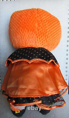 Build A Bear Hello Kitty Sanrio 18 Orange Halloween Plush Stuffed Animal with Bow