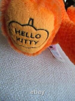 Build A Bear Hello Kitty Sanrio 18 Orange Halloween Plush Stuffed Animal with Bow