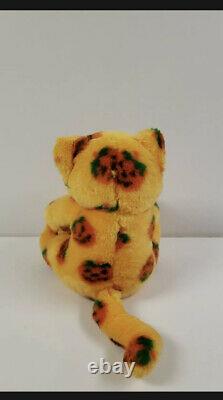Build A Bear Jack O Lantern Pumpkin Orange Cat Plush Stuffed Animal