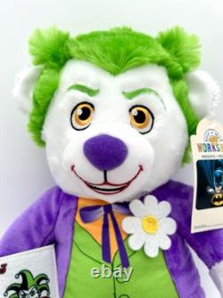 Build A Bear Joker Plush Stuffed Animal DC Comics 2017 Exclusive Batman Day NWT