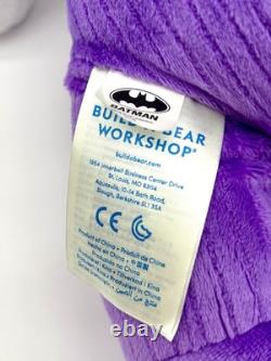 Build A Bear Joker Plush Stuffed Animal DC Comics 2017 Exclusive Batman Day NWT