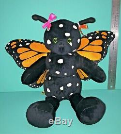 Build A Bear Monarch Butterfly Wings 17 Plush St. Louis Zoo Stuffed Animal BAB