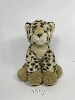 Build A Bear Panther Leopard Cheetah baby cub 2010 Plush Stuffed Animal gold eye