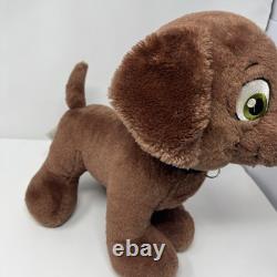 Build A Bear Paw Patrol Zuma Plush Dog with Collar 2017 BABW Stuffed Animal Brown