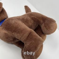 Build A Bear Paw Patrol Zuma Plush Dog with Collar 2017 BABW Stuffed Animal Brown