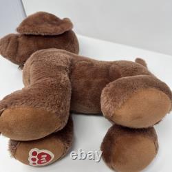 Build A Bear Paw Patrol Zuma Plush Dog with Collar 2017 BABW Stuffed Animal Brown