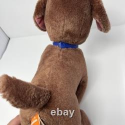 Build A Bear Paw Patrol Zuma Plush Dog with Collar 2017 BABW Stuffed Animal Brown