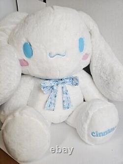 Build A Bear Sanrio Giant Cinnamoroll Stuffed Animal WithBow & Birth Certificate