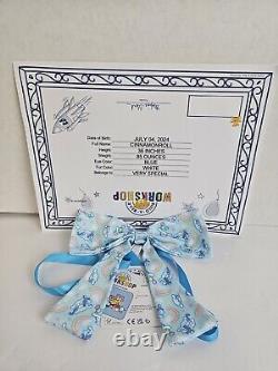 Build A Bear Sanrio Giant Cinnamoroll Stuffed Animal WithBow & Birth Certificate