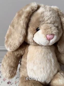 Build A Bear Vanilla Fudge Bunny Rare BAB Rabbit Plush Stuffed Animal Tan USED