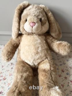 Build A Bear Vanilla Fudge Bunny Rare BAB Rabbit Plush Stuffed Animal Tan USED