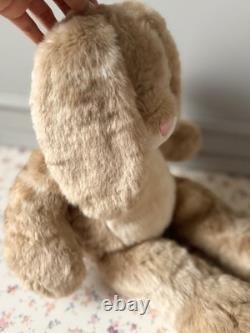 Build A Bear Vanilla Fudge Bunny Rare BAB Rabbit Plush Stuffed Animal Tan USED
