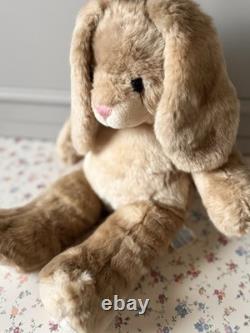 Build A Bear Vanilla Fudge Bunny Rare BAB Rabbit Plush Stuffed Animal Tan USED