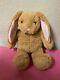 Build-a-bear Workshop Brown Tan Pink Bunny Rabbit Plush Stuffed Animal Plush