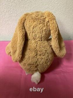 Build-A-Bear Workshop Brown Tan Pink Bunny Rabbit Plush Stuffed animal Plush