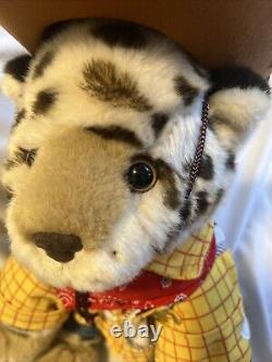 Build a Bear Baby Panther Cheetah Leopard Gold Eyes Rare Plush Stuffed Animal