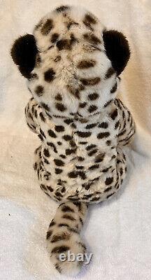 Build a Bear Baby Panther Cheetah Leopard Gold Eyes Rare Plush Stuffed Animal