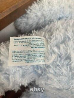 Build a Bear Yokohama Blue Bear Japanese Plush Bear VERY RARE and VHTF