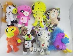 Bulk lot 8 ZOMBIE PETS Plush New COMPLETE Rare SET Weird Cool Toy Creepy Animals