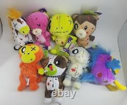 Bulk lot 8 ZOMBIE PETS Plush New COMPLETE Rare SET Weird Cool Toy Creepy Animals