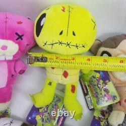 Bulk lot 8 ZOMBIE PETS Plush New COMPLETE Rare SET Weird Cool Toy Creepy Animals