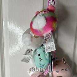 Bundle Lot Of 12 Squishmallows 3.5 Inch Clip On Plush Includes Hang Chain Rare