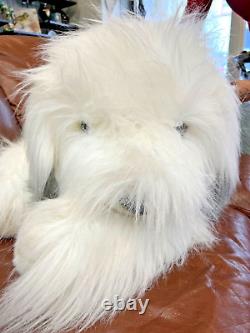 CWC Old English Sheepdog 58 Cuddly Plush Laying Realistic Dog