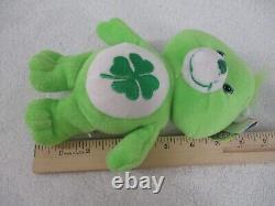 Care Bears Good Luck Bear Green Clover Stuffed Animal Plush Toy NWT