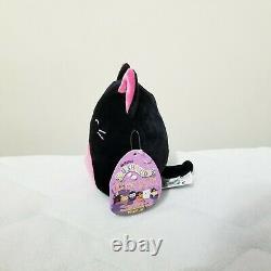 Catarina the 5 Black Pink Halloween Cat Kitty Squishmallow Stuffed Animal Plush