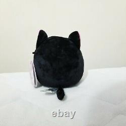 Catarina the 5 Black Pink Halloween Cat Kitty Squishmallow Stuffed Animal Plush