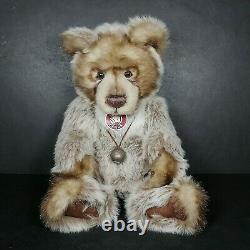 Charlie Bears Diesel CB93854B Collectable Medium Teddy with Bell Tags