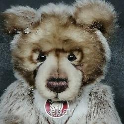 Charlie Bears Diesel CB93854B Collectable Medium Teddy with Bell Tags