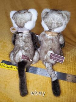 Charlie Bears Hide & Seek LOT! Meerkat Ferret Weasel Plushie Stuffed Animal NWT