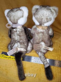 Charlie Bears Hide & Seek LOT! Meerkat Ferret Weasel Plushie Stuffed Animal NWT