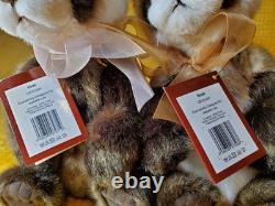 Charlie Bears Hide & Seek LOT! Meerkat Ferret Weasel Plushie Stuffed Animal NWT
