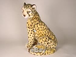 Cheetah Cub by Piutre, Hand Made in Italy, Plush Stuffed Animal NWT