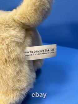Collectors Club Golden Lab Puppy Dog Plush 12 Beige Fluffy Nose 1994 Yellow Tan