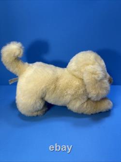 Collectors Club Golden Lab Puppy Dog Plush 12 Beige Fluffy Nose 1994 Yellow Tan