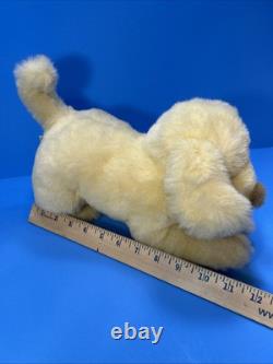 Collectors Club Golden Lab Puppy Dog Plush 12 Beige Fluffy Nose 1994 Yellow Tan