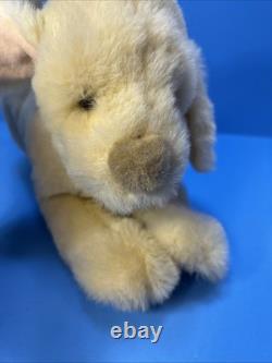 Collectors Club Golden Lab Puppy Dog Plush 12 Beige Fluffy Nose 1994 Yellow Tan