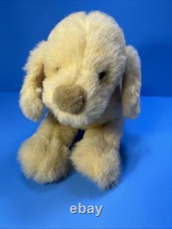 Collectors Club Golden Lab Puppy Dog Plush 12 Beige Fluffy Nose 1994 Yellow Tan
