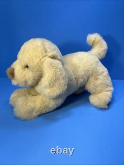 Collectors Club Golden Lab Puppy Dog Plush 12 Beige Fluffy Nose 1994 Yellow Tan