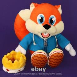 Conker's Bad Fur Day Talking Conker Plush Figure 14 Sounds (8 Tall) IN HAND
