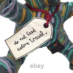 Coogi Koala Bear Australia Stuffed Animal Plush Sweater 3D Knit Wool Do Not Feed