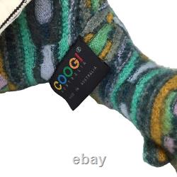 Coogi Koala Bear Australia Stuffed Animal Plush Sweater 3D Knit Wool Do Not Feed